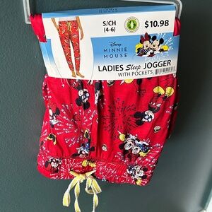 NWT women’s size small 4-6 
Pj pants with pockets 
Mickey Mouse